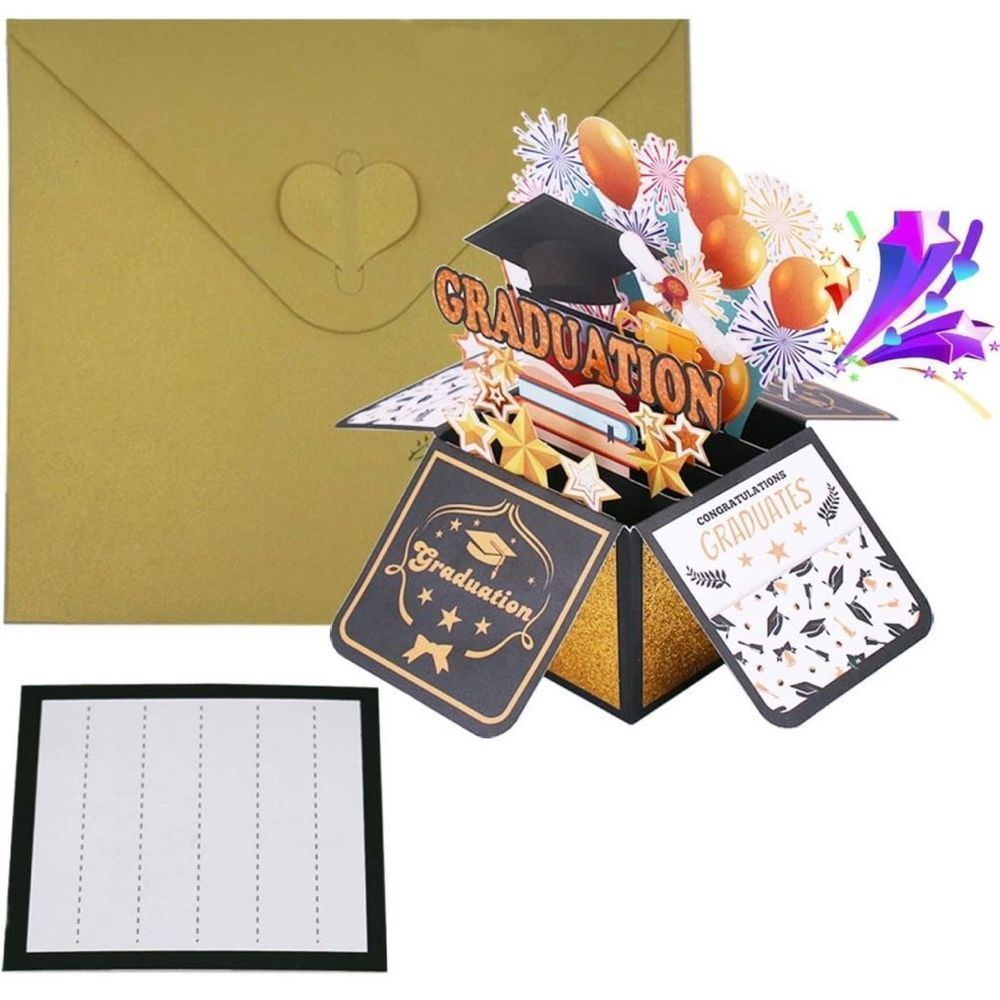 NWT Graduation Gift Congratulations Greeting Card - Creative 3d Graduation Card - Picture 3 of 8